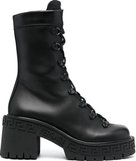 Versace Greca Platform Boots 